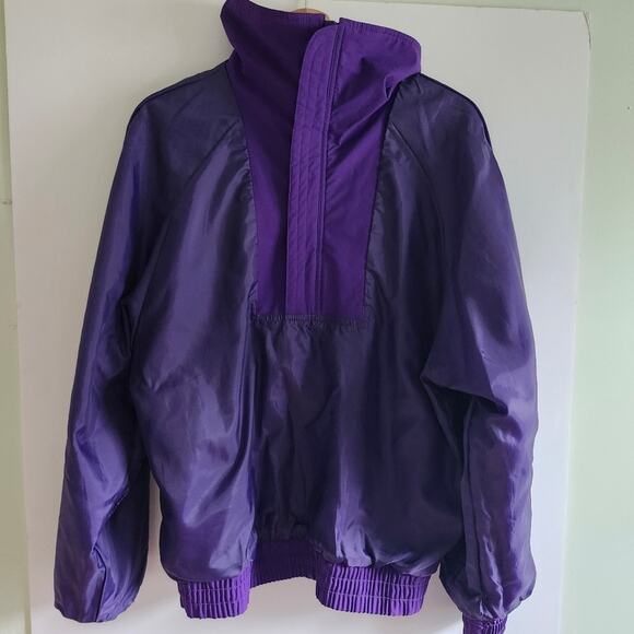 Vintage White Stag Ski Wear Deep Purple Lightweight Jacket Size Med - Picture 7 of 9